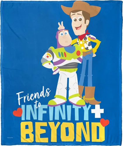 Vista 7 de Northwest Toy Story - Manta de seda táctil, 50 x 60 pulgadas, Buzz Bright