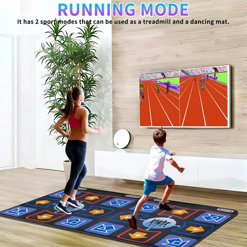 Vista 4 de Alfombra de Baile para Adultos y Niños - Juego de Alfombra de Baile Electrónico TV Conecta y Usa, Alfombra de Baile Inalámbrica, Divertidos