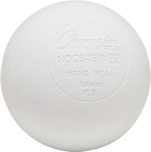 Vista 2 de Champion Sports Lacrosse Balls - Tamaño y peso oficiales, aprobado por la NCAA y NFHS, certificado SEI - Profesional y juvenil juego y práctica