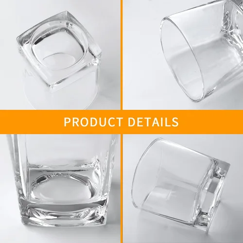 Vista 9 de Maredash Juego de 8 vasos para beber, juego de cristalería que incluye 8