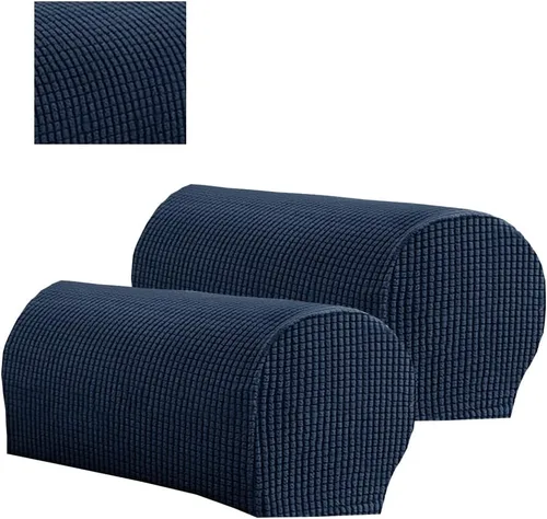 Vista 11 de 2 fundas de poliéster para reposabrazos de sofá, funda para sillón, fundas antipolvo, protector de muebles suave y cómodo para sofá, silla reclinable