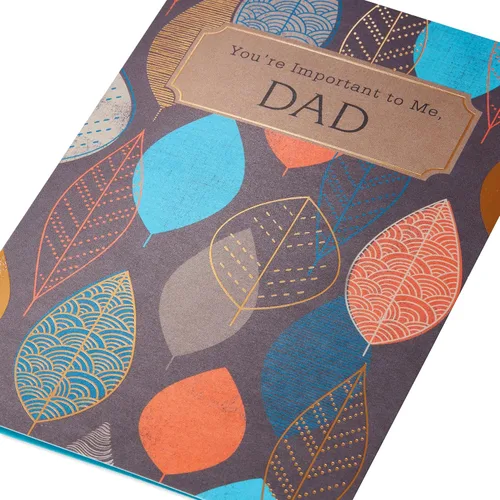 Vista 5 de American Greetings Tarjeta del día del padre para papá (Important You Are)