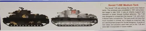 Vista 2 de Hobby Boss Kit de modelo de tanque mediano soviético T-28E