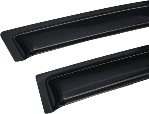 Vista 3 de Lightronic Visera de ventana de ventilación automática de montaje exterior extraduradera, se adapta a Honda Accord 2008-2012 (Sedan), protección UV