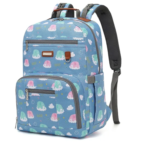 Vista 13 de BILLITON MSHI Mochila Bolsa para Pañales (Gris), Moderno
