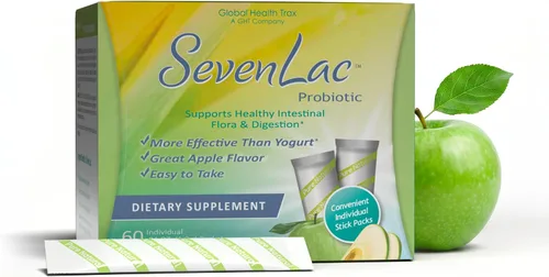 Vista 12 de Global Health Trax GHT - Mezcla de bebida en polvo probiótica de limón FiveLac, probióticos para mujeres, hombres y niños, apoyo y eliminación