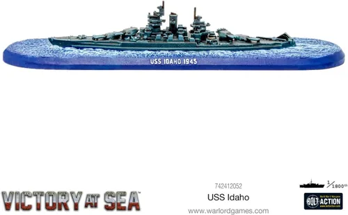 Vista 5 de Warlord Victory at Sea USS Idaho US Navy for Victory at Sea WWII - Kit de plástico para acorazado de la Segunda Guerra Mundial 742412052, grande