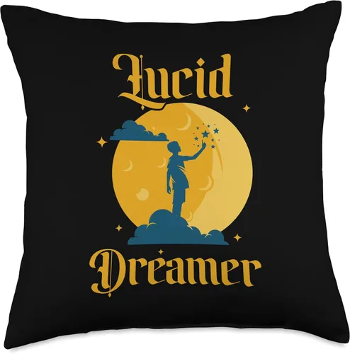Vista 4 de Lucid Dreamer Lucid Dreaming Throw Pillow
