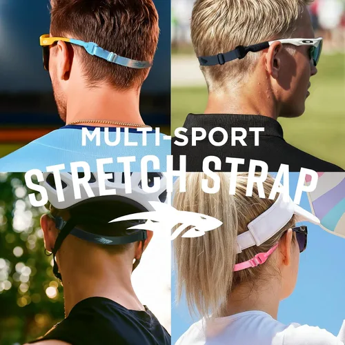 Vista 7 de Pilotfish Correas flexibles para gafas, ajustables para deportes, se adaptan a anteojos y lentes de sol