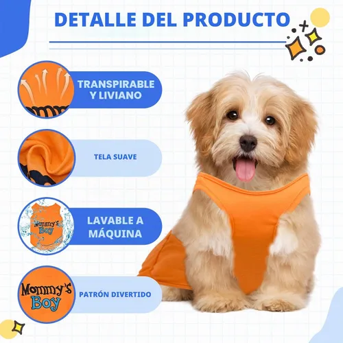 Vista 2 de 8 camisas para mascotas para perros pequeños, gatos, ropa suave y transpirable impresa con bonito patrón, sudadera para perro para chihuahuas Para