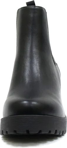 Vista 3 de Soda JABER BOTINES DE MUJER CON SUELA DE TACÓN MEDIO DE MODA CON GORE ELÁSTICO DOBLE