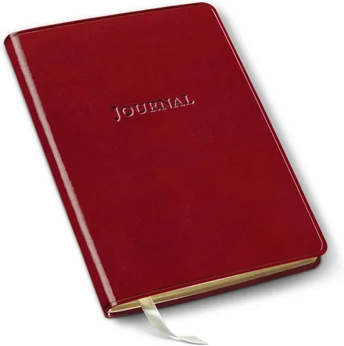 Vista 54 de Diario de cuero Gallery Leather - Elaborado en Maine, EE. UU. - Elegante cuaderno de escritura de cuero con 192 páginas rayadas - Un espacio