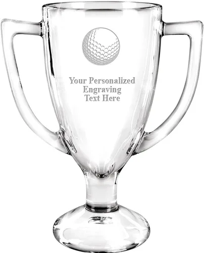 Vista 14 de Crown Awards Premio de taza de vidrio con su texto, trofeo de vidrio personalizado grabado personalizado de 7 pulgadas 38 Personalizado