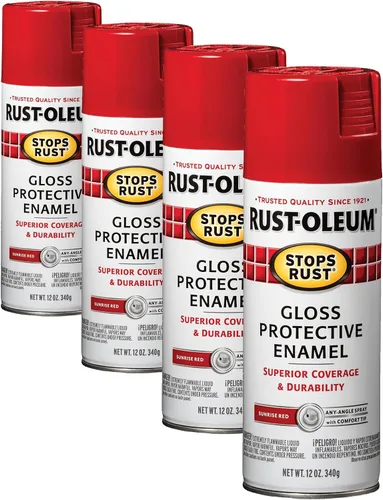 Vista 175 de Rust-Oleum 7776830 - Pintura en aerosol para prevención del óxido, 12 onzas, negro plano