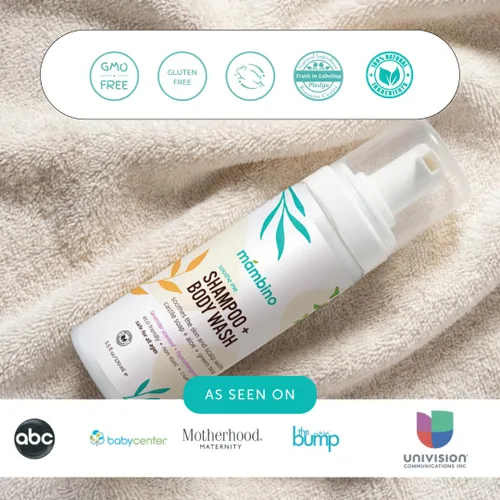 Vista 7 de Mambino Organics Soothe Me - Champú y gel de baño corporal para niños, baño esencial para bebés, esenciales suaves para recién nacidos, lavanda y té