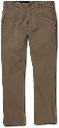 Vista 10 de Volcom Frickin - Pantalón chino elástico moderno para hombre, pantalones de sarga elásticos para uso diario Negro