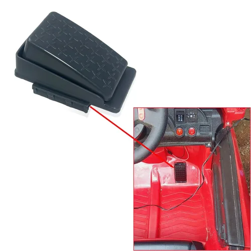 Vista 2 de Interruptor acelerador de pedal de pie de 2 pines y 12 voltios y 24 voltios para coche