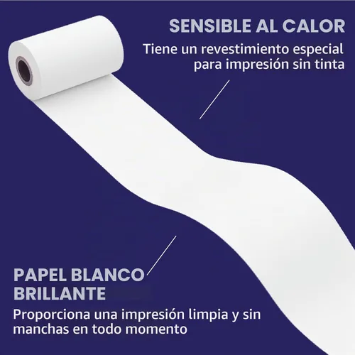 Vista 6 de PaperPlanet Papel de recibo para Clover Flex C400 C401 C405 C406 10