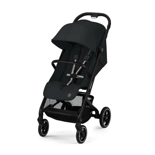 Vista 9 de CYBEX Beezy 2 - Cochecito de viaje compacto y ligero, compatible con asientos de automóvil CYBEX, gris niebla