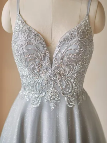 Vista 3 de Rjer - Vestidos de fiesta de graduación, vestidos cortos de tul para adolescentes, vestidos de fiesta de cóctel brillantes