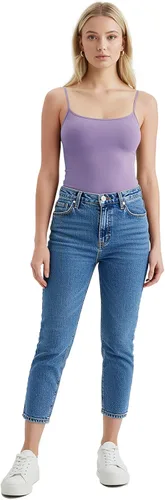Vista 402 de Emmalise Camisola larga casual básica para mujer, con tirantes ajustables, top en capas