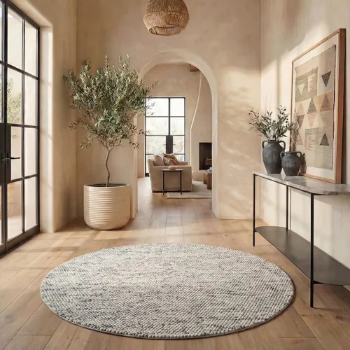 Vista 89 de SAFAVIEH Natura Collection - Alfombra decorativa, 2 x 3 pies, color beige, mezcla de lana hecha a mano, diseño texturizado, ideal para pasillo