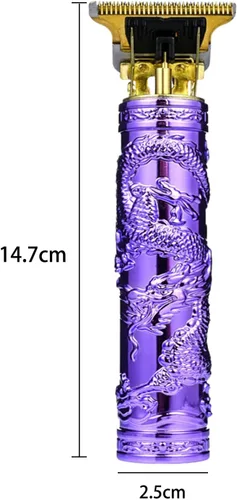 Vista 6 de Cortapelos para hombres, cortadora de pelo inalámbrica, cortadora de pelo pequeño de viaje de 5.7 pulgadas, maquina clásica para esculpir
