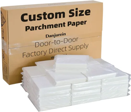 Vista 30 de Cuadrados de papel pergamino pequeños comerciales de 4 x 4 pulgadas (43,200 hojas), sin blanquear, antiadherentes, precortados, para envoltorios