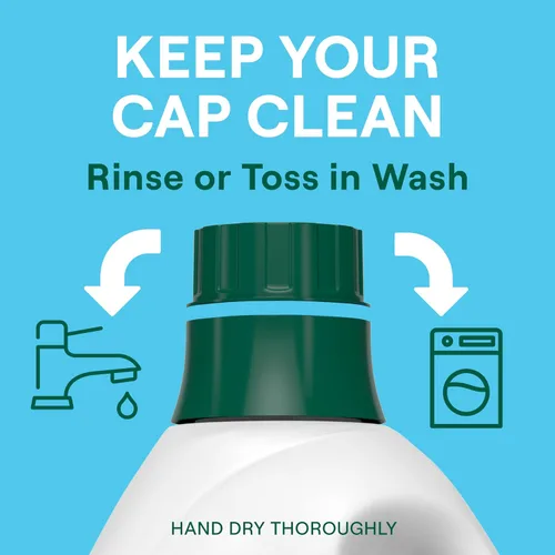 Vista 7 de Seventh Generation Detergente líquido para ropa, Free & Clear, 30 cargas, certificado USDA 97% de base biológica, 45 onzas líquidas