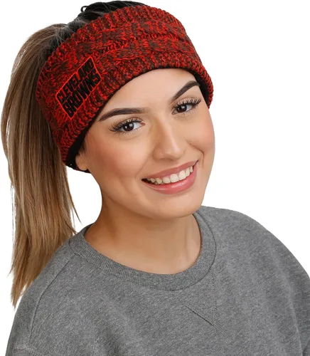 Vista 57 de FOCO Diadema de moda para mujer con logotipo de equipo de la NFL Gradiente impreso.