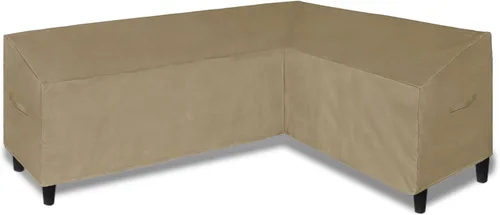 Vista 11 de Easy-Going Funda para sofá modular en forma de V para patio, funda impermeable para exteriores, funda resistente para muebles de jardín