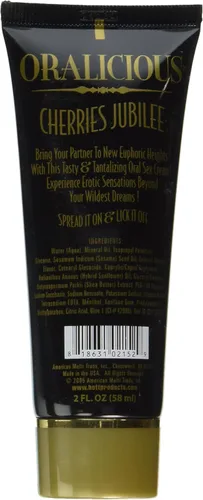 Vista 2 de Hott Products Oralicious Oral Sex Cream, 2oz., Cerezas Jubilee