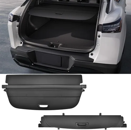 Vista 9 de cubierta retráctil para baúl trasero compatible con Nissan Rogue SV S SL 2014-2019 2020, protector de seguridad, pantalla de sombra, cubierta
