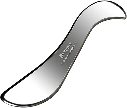 Vista 9 de BYYDDIY Herramienta de raspado muscular de acero inoxidable Gua Sha, herramientas de masaje de raspado, herramienta para tejido cicatricial