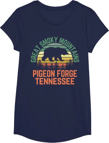 Vista 25 de Camiseta Pigeon Forge Great Smoky Mountains National Park Tennessee, Negro, S