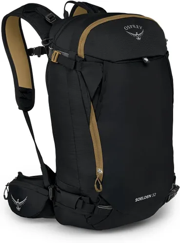 Vista 19 de Osprey Soelden 22L - Mochila de esquí y snowboard para hombre, color amarillo artesano