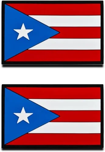 Vista 6 de 2 parches de goma de PVC 3D con bandera nacional de Canadá, material resistente y sólido, respaldo con gancho táctico de hoja de arce canadiense