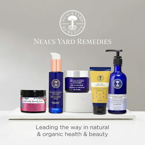 Vista 7 de Neal's Yard Crema hidratante rejuvenecedora de incienso con ácido hialurónico y aceite de jojoba, hidratación 24 horas, suaviza la piel, libre