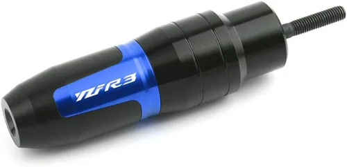 Vista 4 de Para YZF-R3 YZFR3 YZF R3 motocicleta CNC Marcos Escape Slider Protección Crash Pad con logo