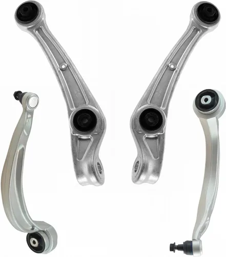 Vista 121 de TRQ Brazo de control superior e inferior del lado del conductor y del pasajero con juego de rótulas compatible con Chevrolet GMC 89-02