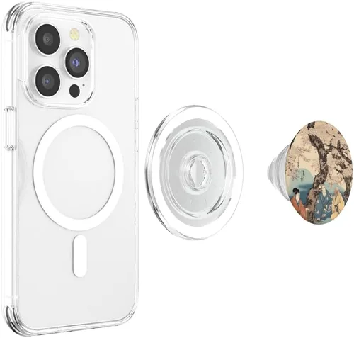 Vista 4 de Sakura Showcase Sumo Renaissance Theatrical Triumph PopSockets MagSafe PopGrip for iPhone
