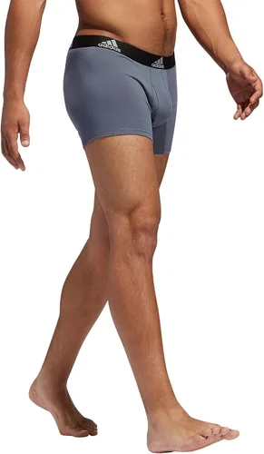 Vista 4 de adidas Men's Stretch Cotton Trunk Underwear (3-Pack)