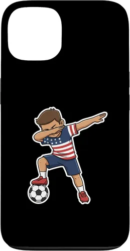 Vista 7 de Dab, Patriotic American Flag Player Case for iPhone 17