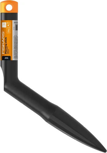 Vista 6 de Fiskars Varilla para plantar, sólida, longitud: 10.2 in, plástico reforzado con fibra de vidrio, negro/naranja, 1057080