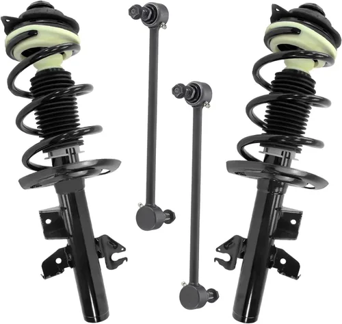 Vista 97 de Detroit Axle - 4 barras estabilizadoras de puntales delanteros para Kia Forte Koup 10-13 12-13 Forte5, puntales y barras estabilizadoras de resorte