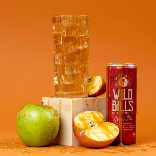 Vista 5 de Wild Bill's Apple Pie Soda Classic Craft Soda Pop - Refrescos y bebidas gaseosas artesanales clásicas, hechas con azúcar de caña pura, sin cafeína
