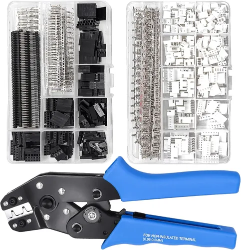 Vista 8 de Taiss Herramienta de Crimpado JST, Herramienta de Crimpado Dupont, Crimpador JST, Crimpador Dupont, Crimpador de Alambre con Trinquete para Conector