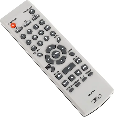 Vista 2 de RM-D761 Reemplazo remoto compatible con reproductor de DVD Pioneer DV-490V-K DV-490V-S VXX2800 VXX2914 VXX2913 VXX2865 VXX3216 VXX3217 VXX3218
