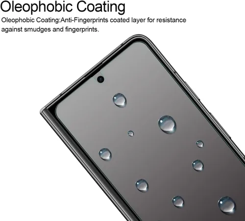 Vista 5 de Supershieldz Protector de pantalla de vidrio templado diseñado para Google Pixel Fold (solo pantalla frontal), antiarañazos, sin burbujas