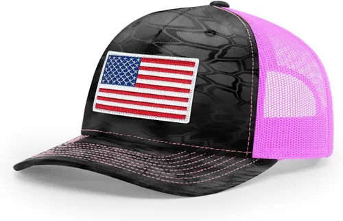 Vista 272 de Joe's USA Richardson 112 - Gorras de camionero con parche gráfico personalizado - Gorras estructuradas de cinco y seis paneles Richardson Premium